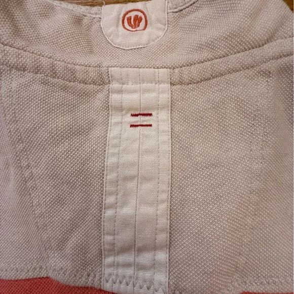 Fat Face The Airlie 1/4 Zip Sweatshirt Coral Pink Colorblock Size 8 - Picture 11 of 15